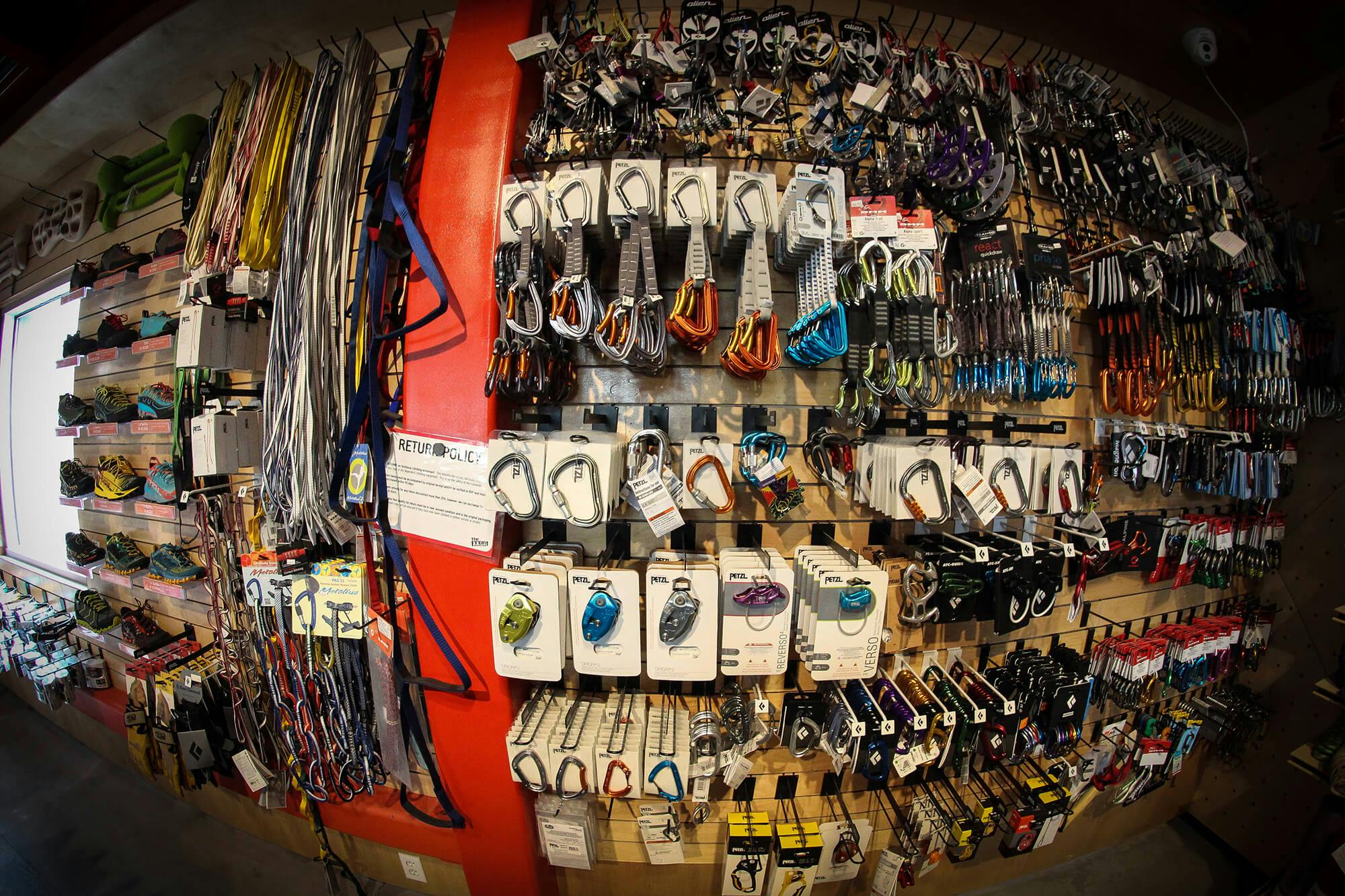 Climbing hardware and other climbing supplies available at Proxy Climbing